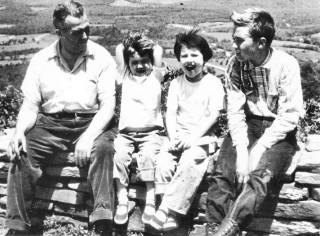 Johnny Westbrook with Peni and Kitty Hathaway